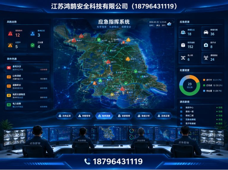 克孜勒苏应急指挥系统展示图
